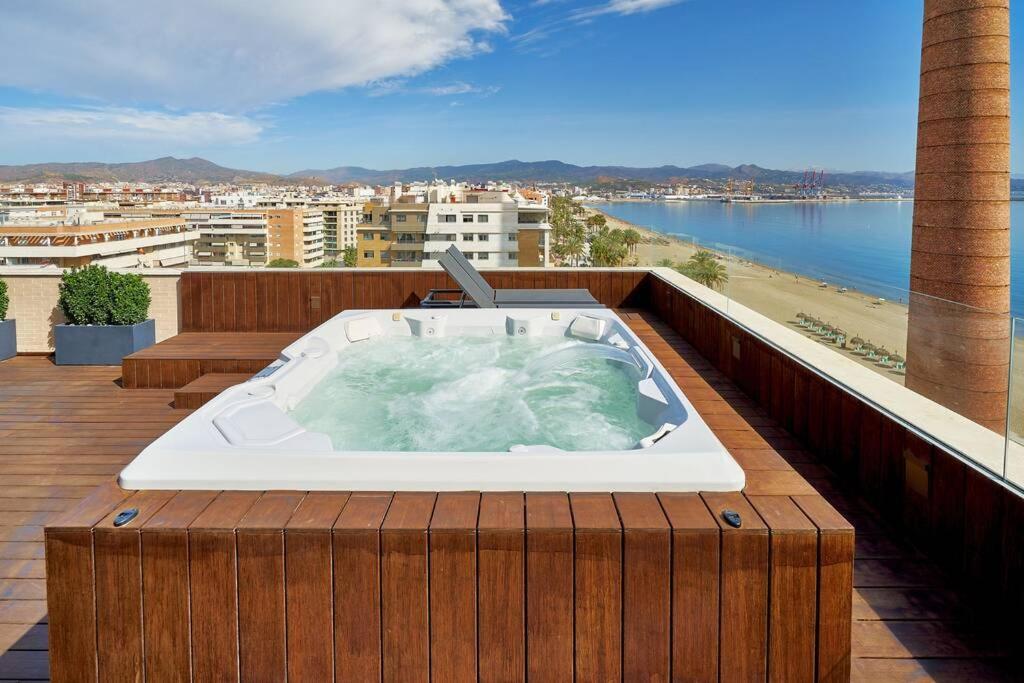 דירות מאלגה D&R Penthouse On The Beach מראה חיצוני תמונה