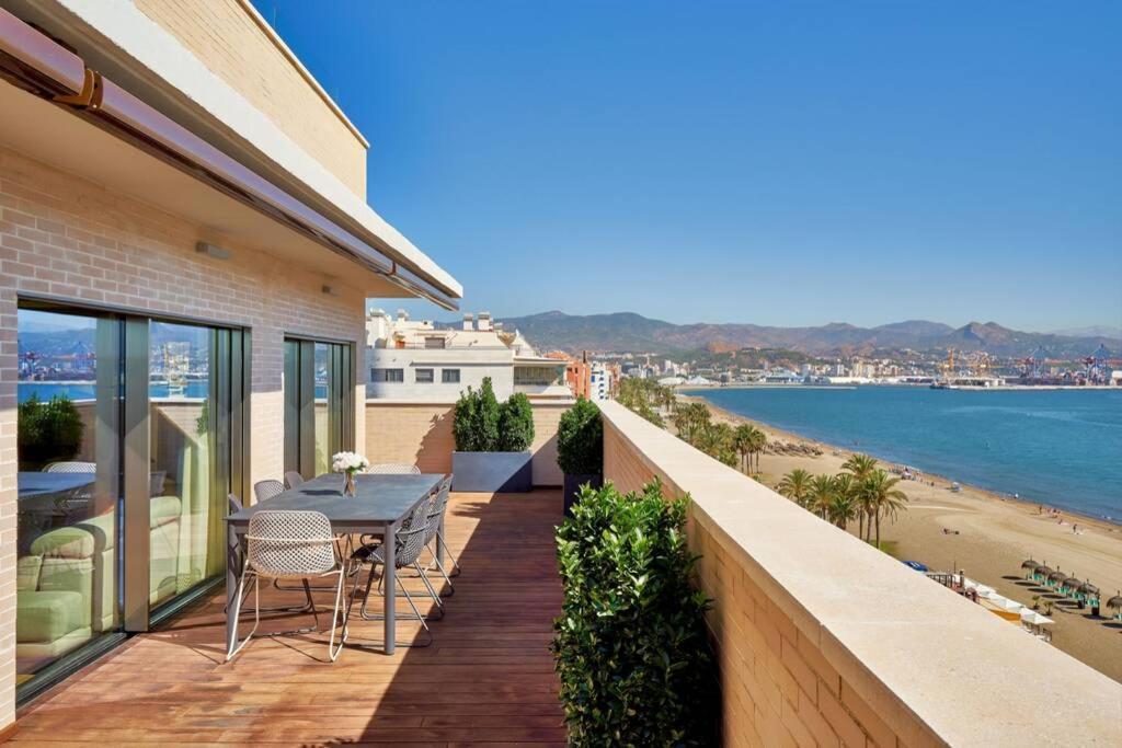 דירות מאלגה D&R Penthouse On The Beach מראה חיצוני תמונה